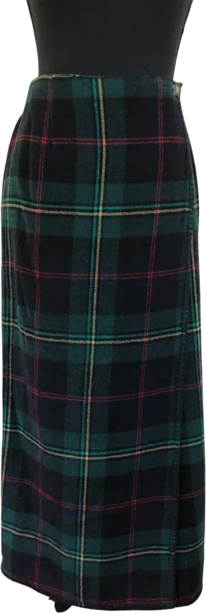 '90’s/00’s Tartan Plaid Blanket Wrap Skirt by The Gap