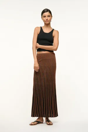 ALEIDA SKIRT | TAN BLACK