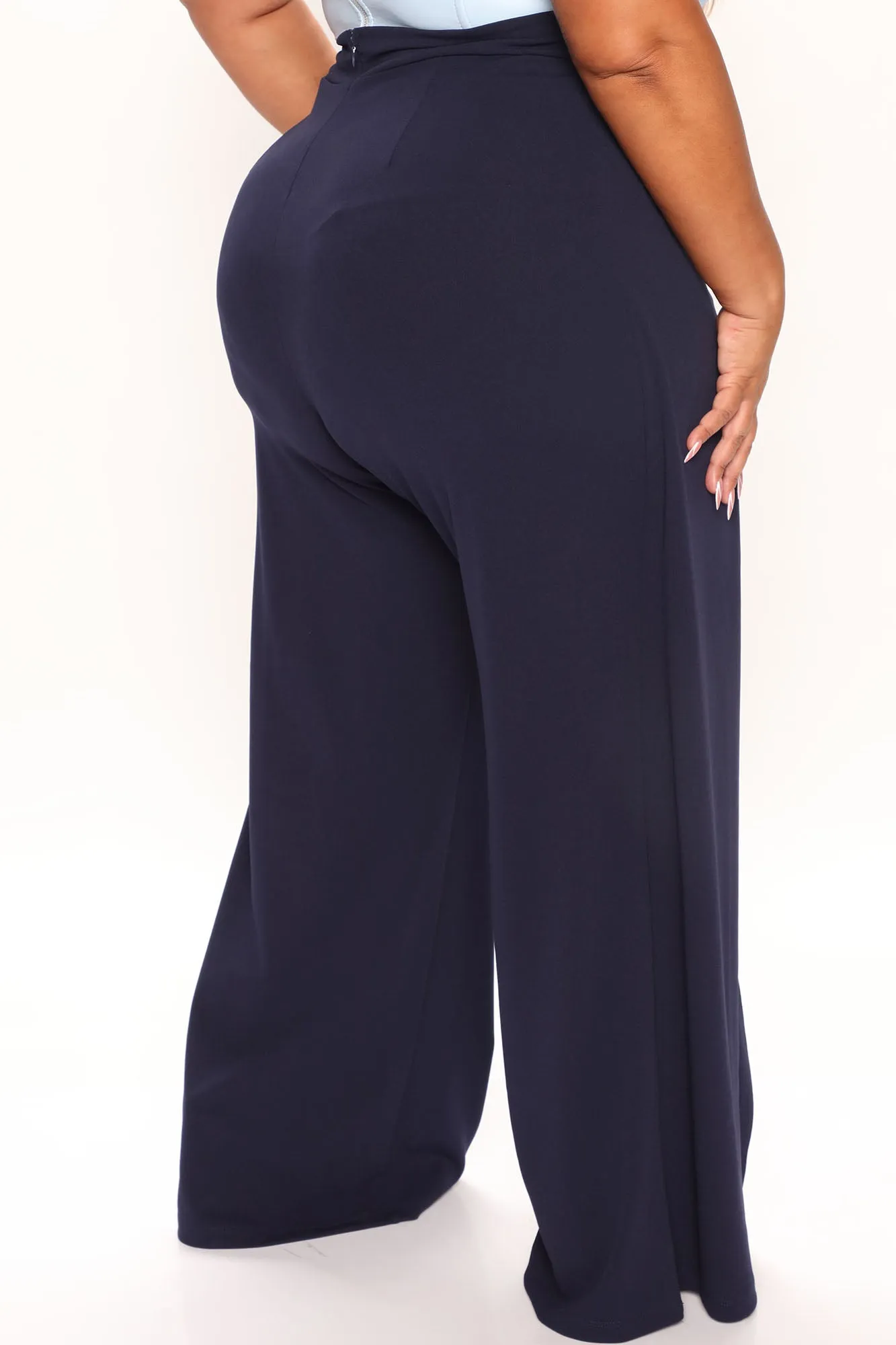 Aura Wide Leg Pant 33 - Navy