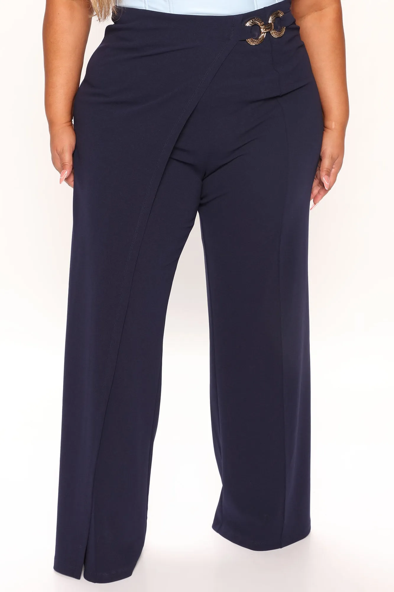 Aura Wide Leg Pant 33 - Navy