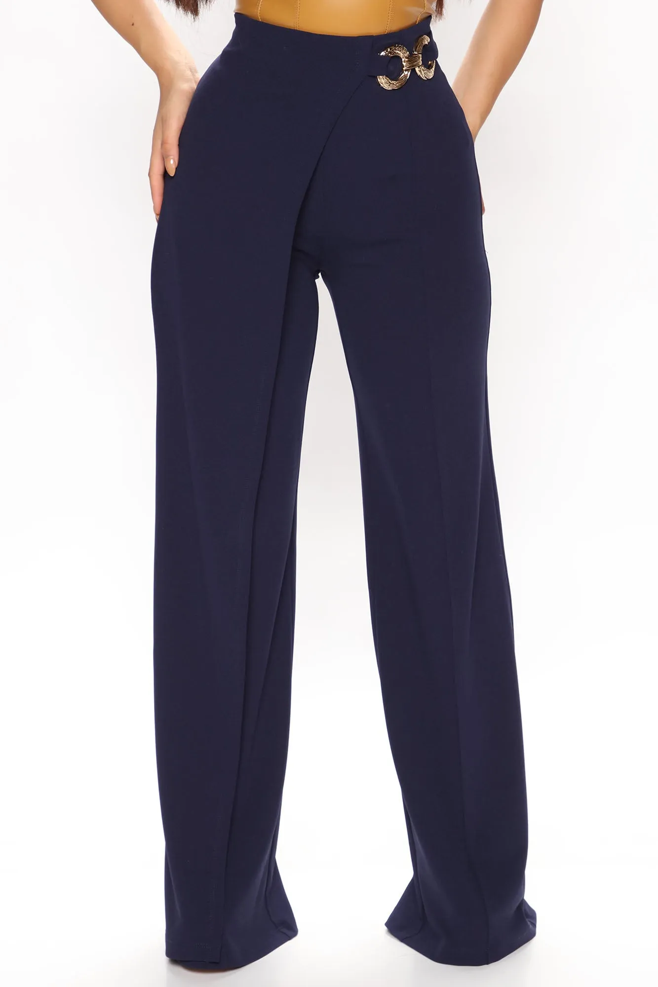 Aura Wide Leg Pant 33 - Navy