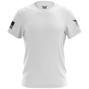 Basic - White   Black Short Sleeve Shirt