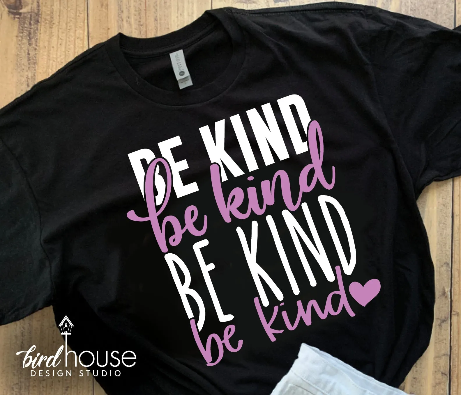 Be Kind Cute Love Shirt, Kindness Faith Love Hope Tee, Pick Any 2 Colors