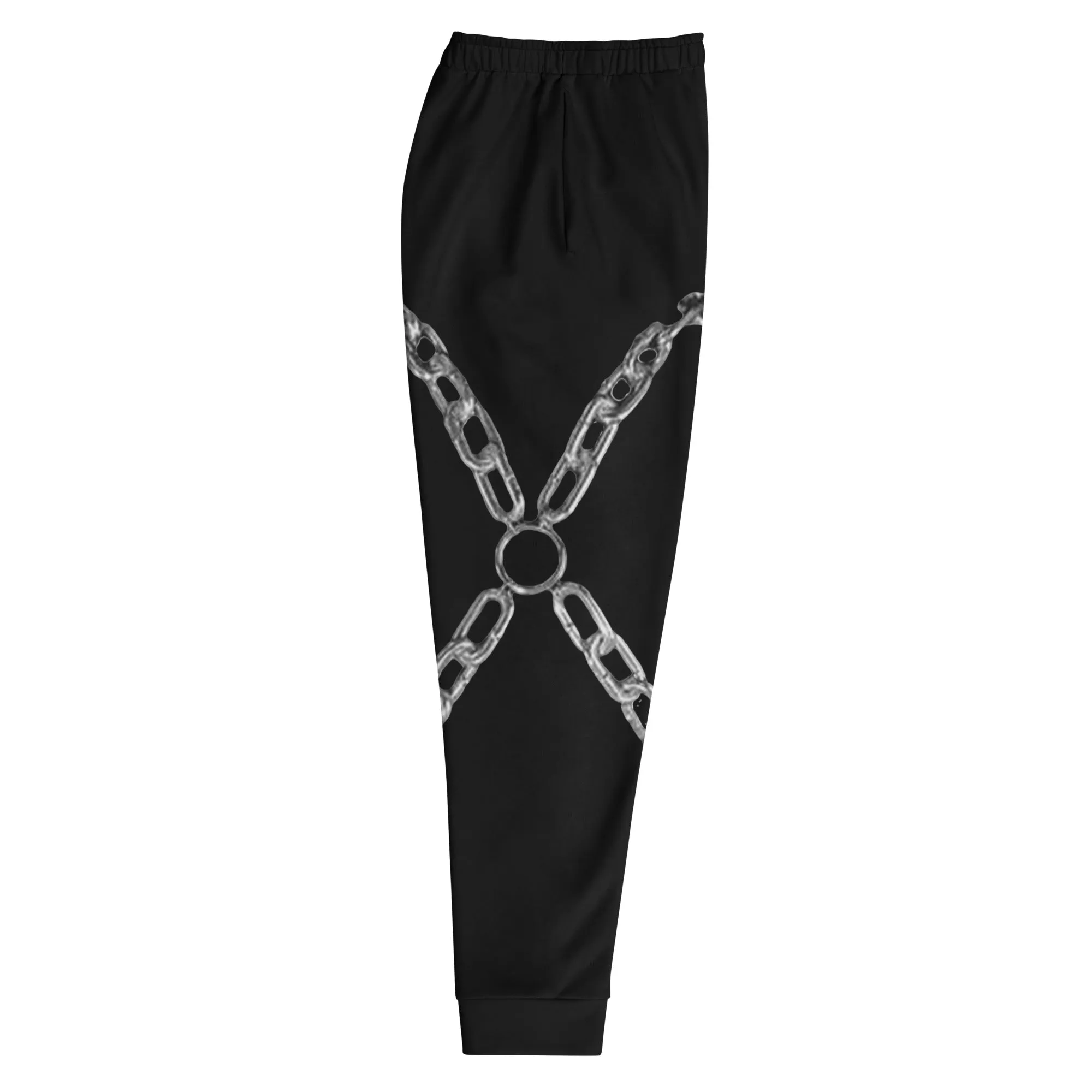 Black Chain Sweatpants