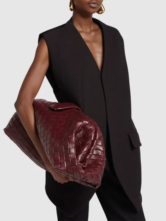 Bottega Veneta   Maxi Lauren leather clutch 