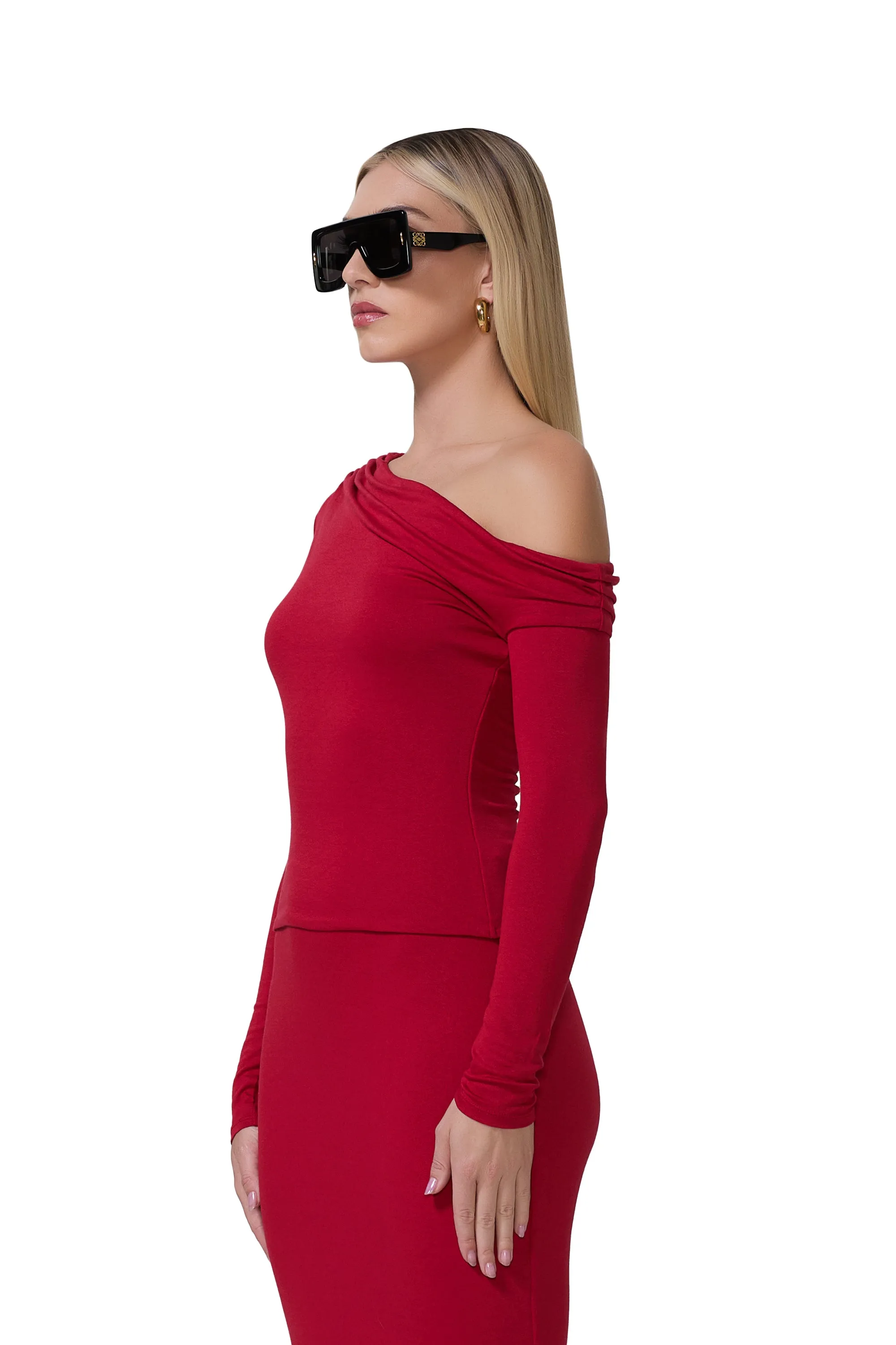 Bria Top - Poppy Red