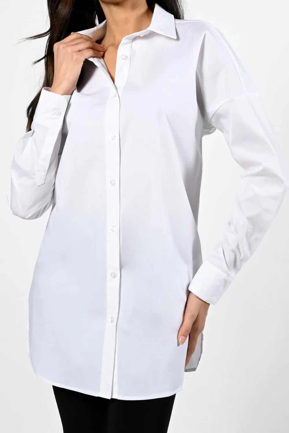 BUTTON-UP BLOUSE