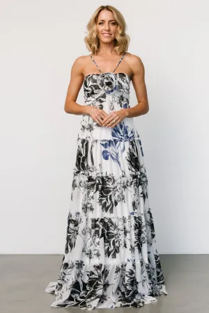 Charmaine Maxi Dress | Navy   Black Floral