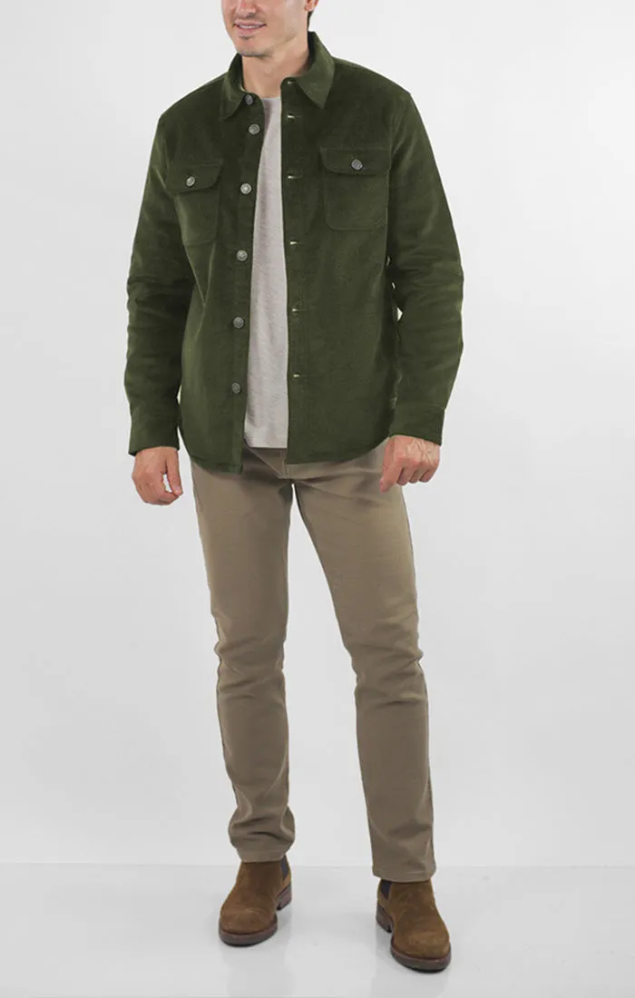 Concord Sherpa Lined Corduroy Shirt Jacket