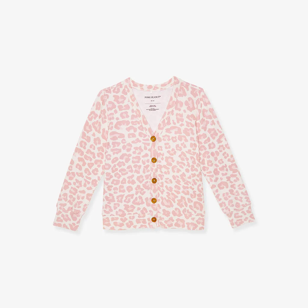 Delaney French Terry Button Cardigan