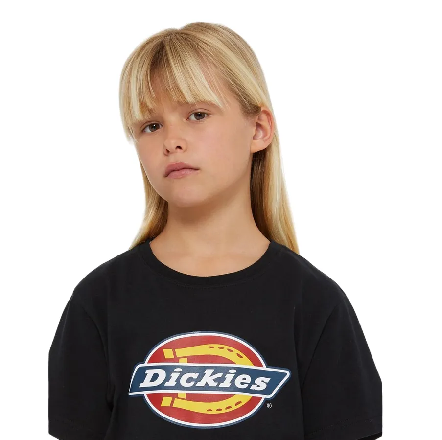 Dickies maglietta manica corta da ragazzi Icon Logo DK0KSR27KBK1 nero