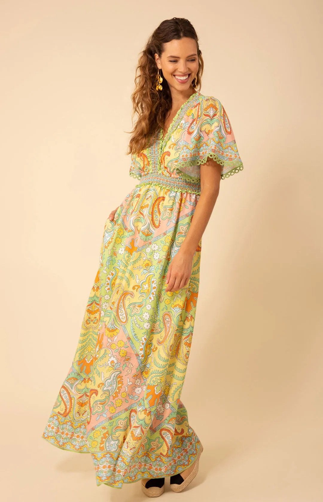 Elsie Linen Maxi Dress