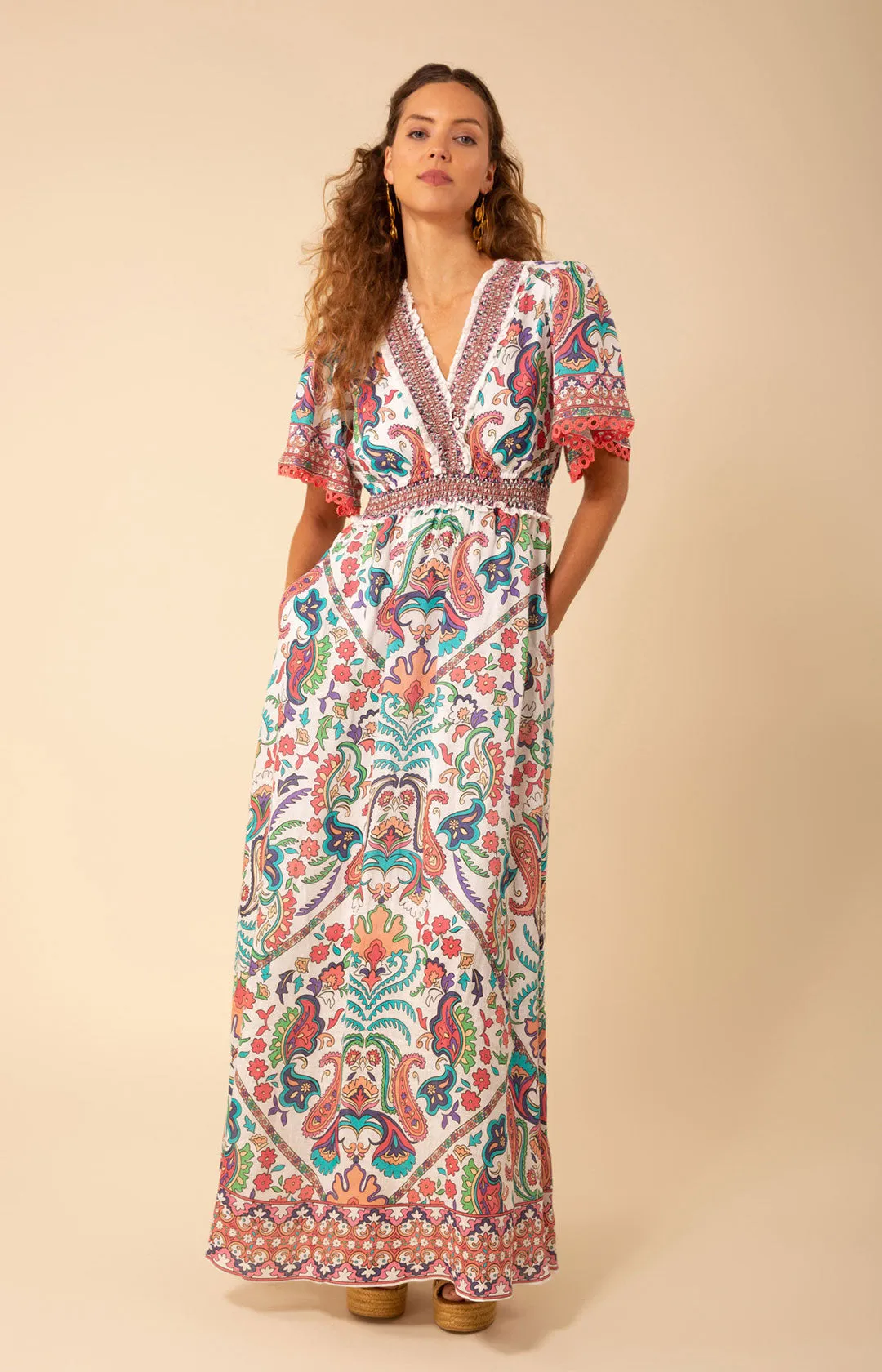 Elsie Linen Maxi Dress