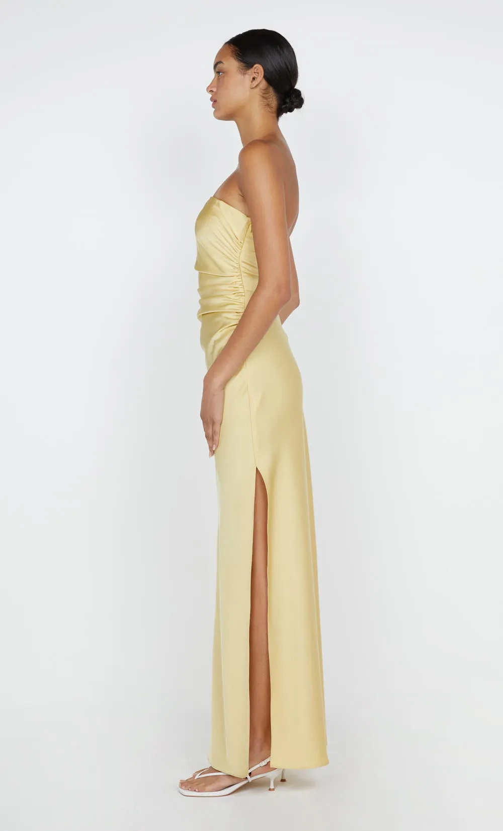 ETERNITY STRAPLESS MAXI DRESS - CITRUS