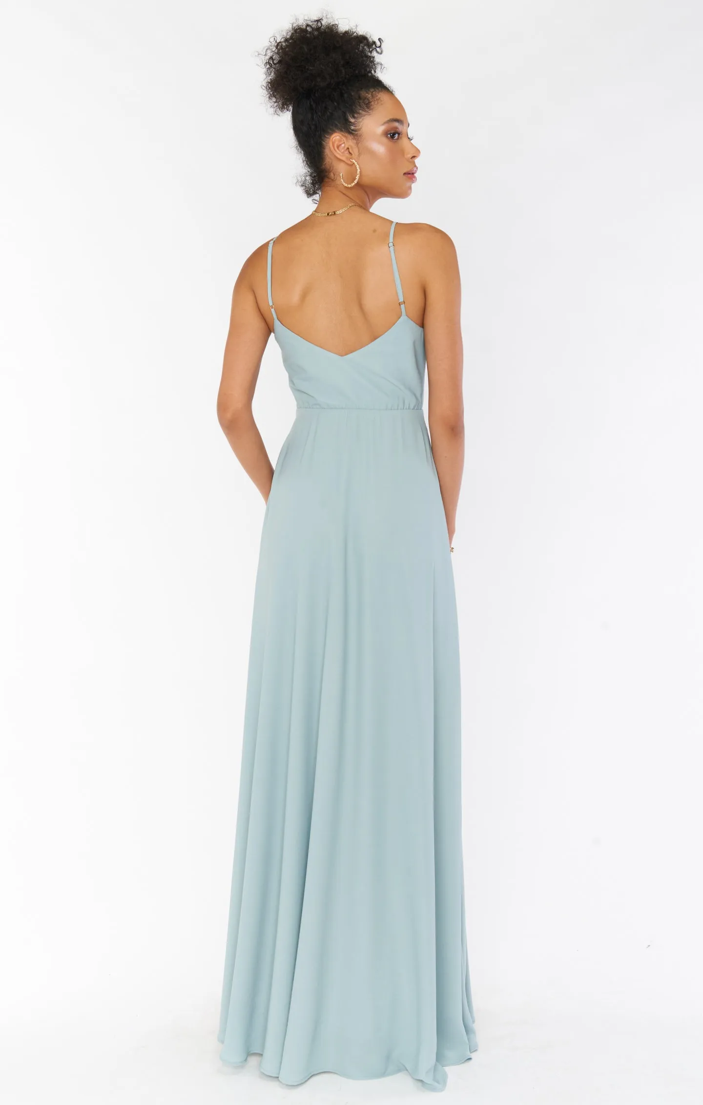 Faith Maxi Dress ~ Silver Sage Crisp