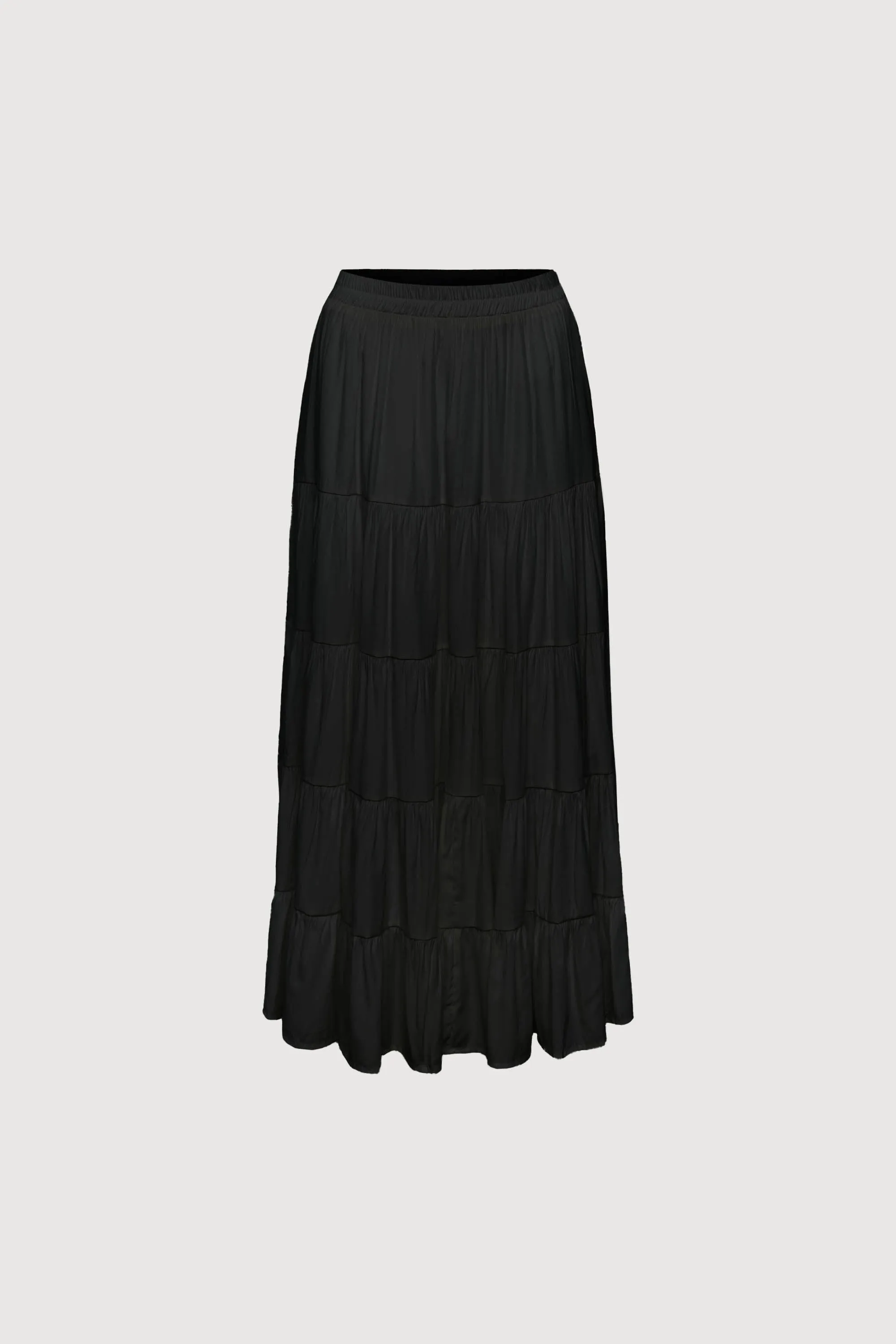 FIVE TIERED MAXI SKIRT