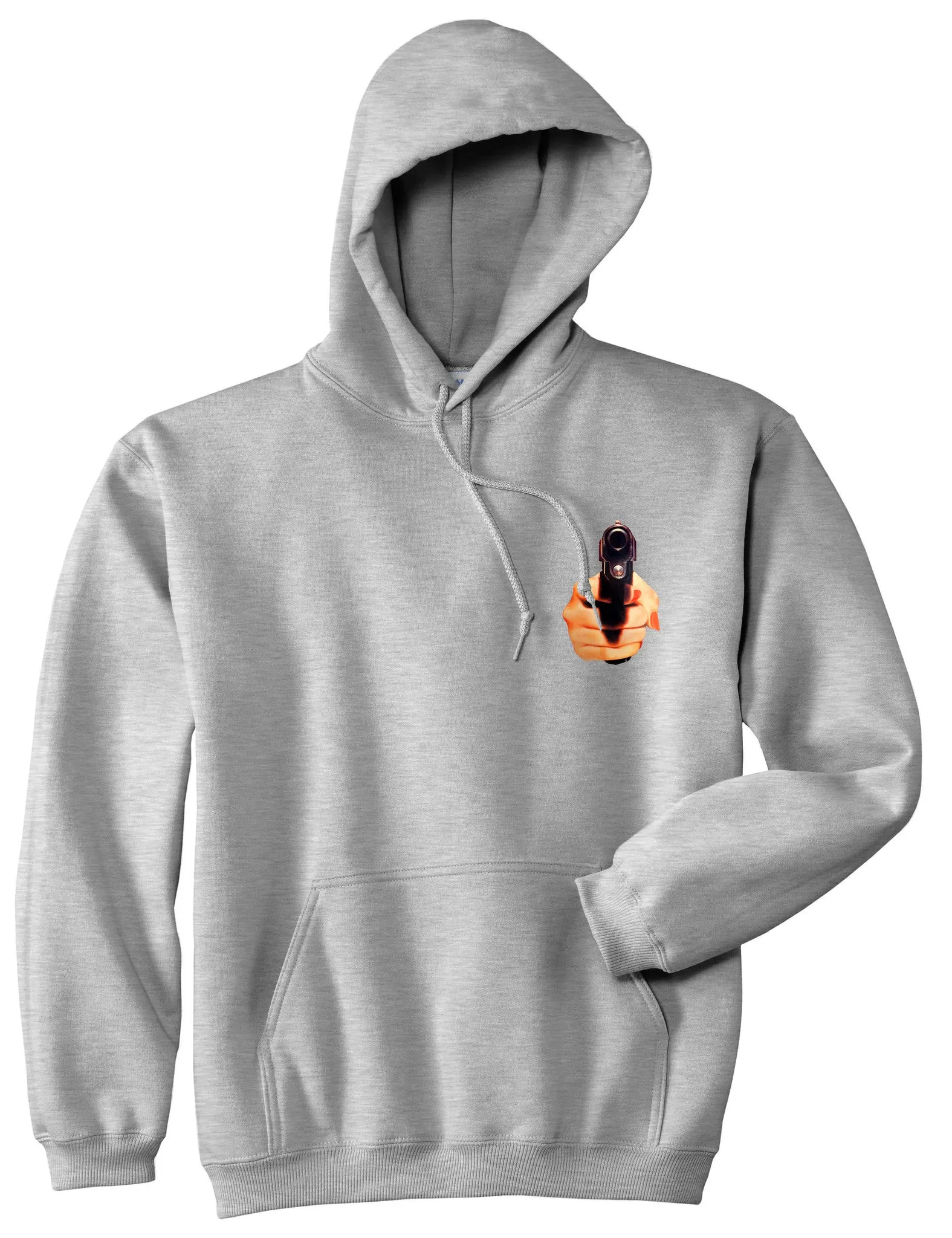 Hand Gun Women Girls Sexy Boys Kids Pullover Hoodie Hoody