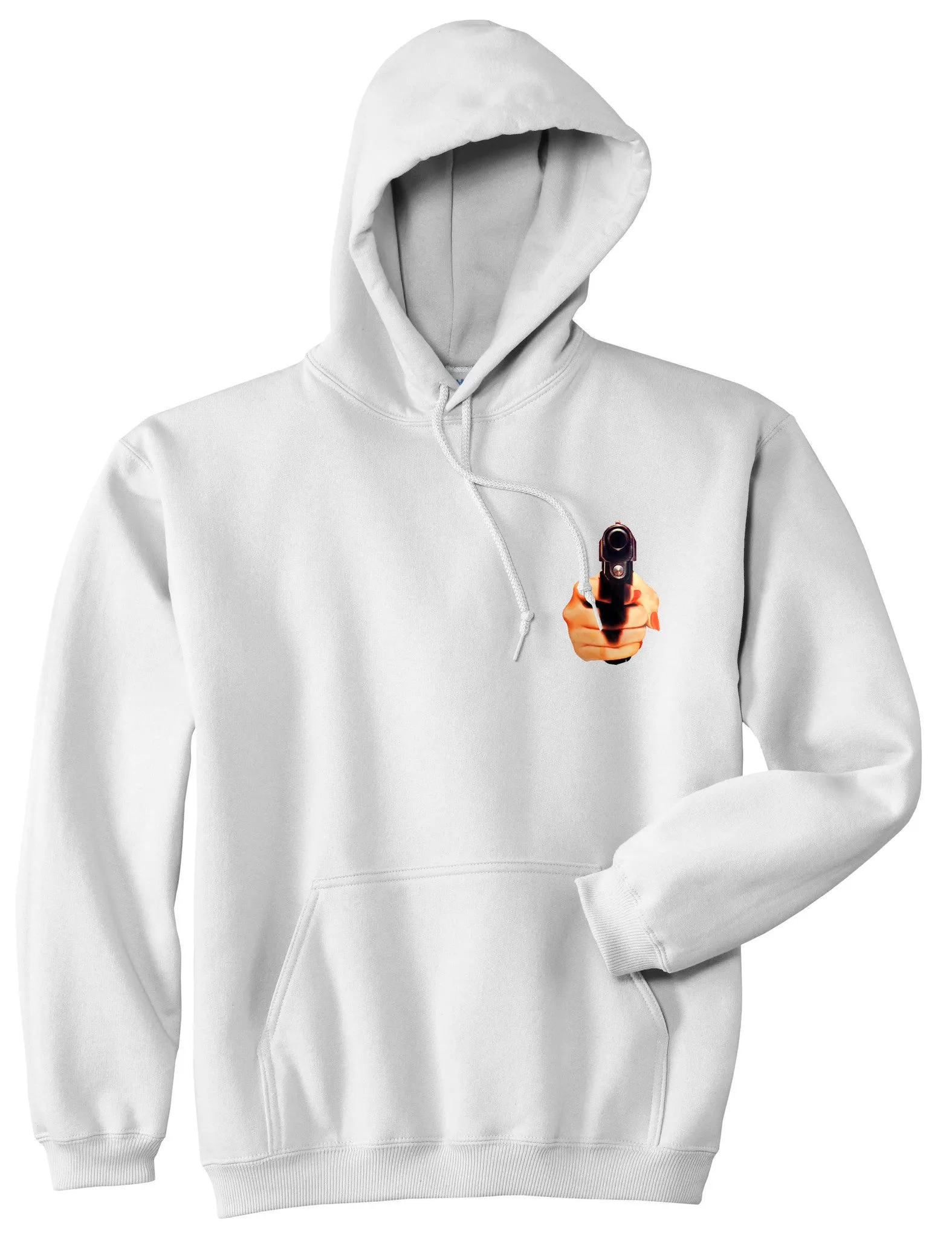 Hand Gun Women Girls Sexy Boys Kids Pullover Hoodie Hoody