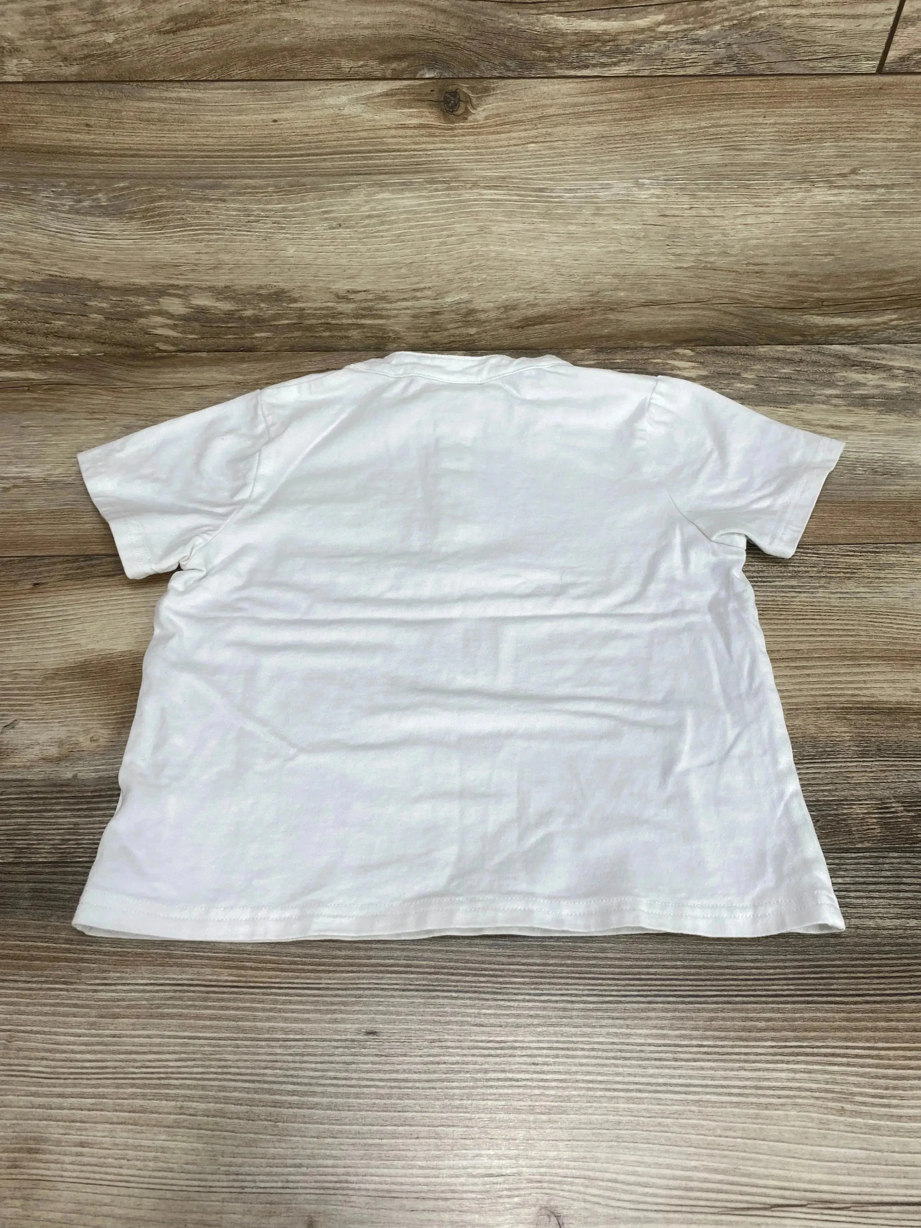 Henley Pocket Shirt White sz 4-5T