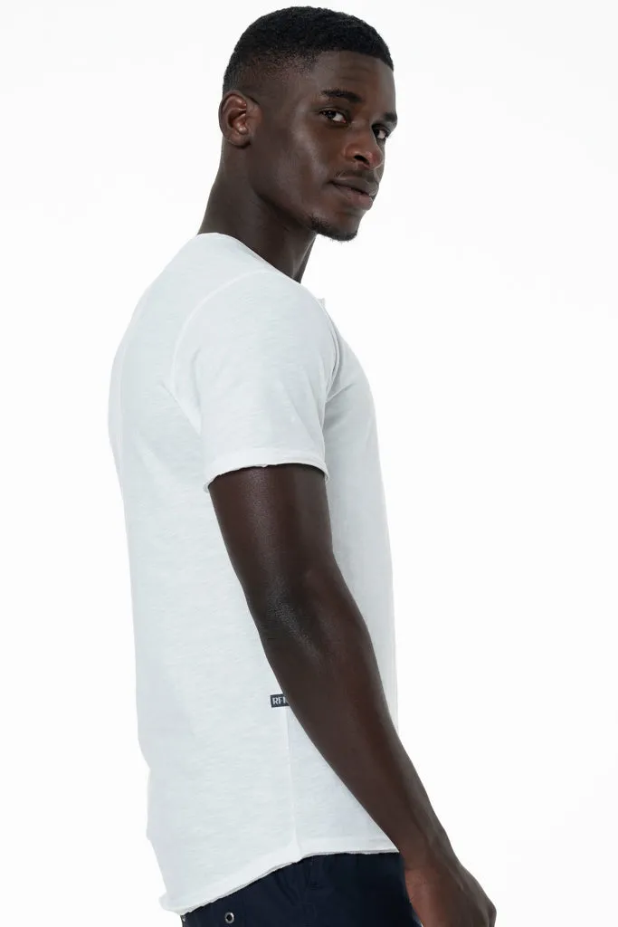 Henley T-Shirt _ 141367 _ Optic White