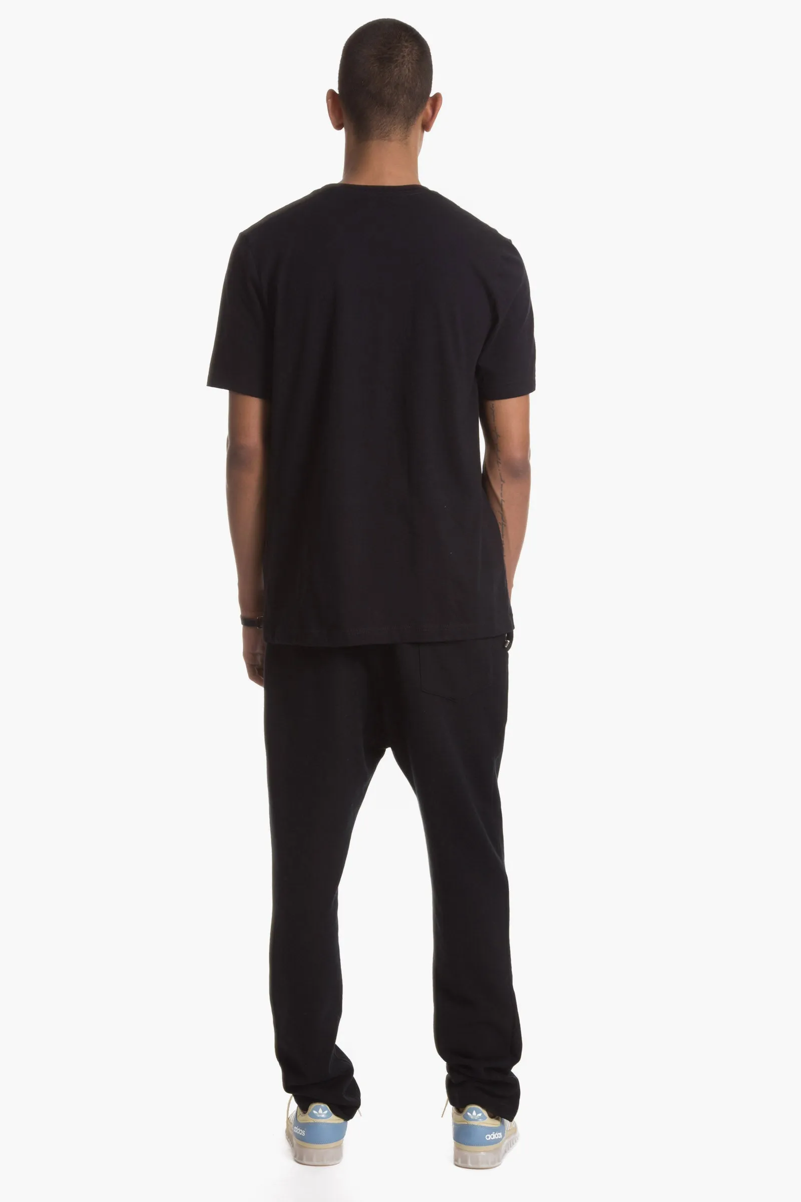 I Oyster logo chenille sweatpants ( blk / multi )