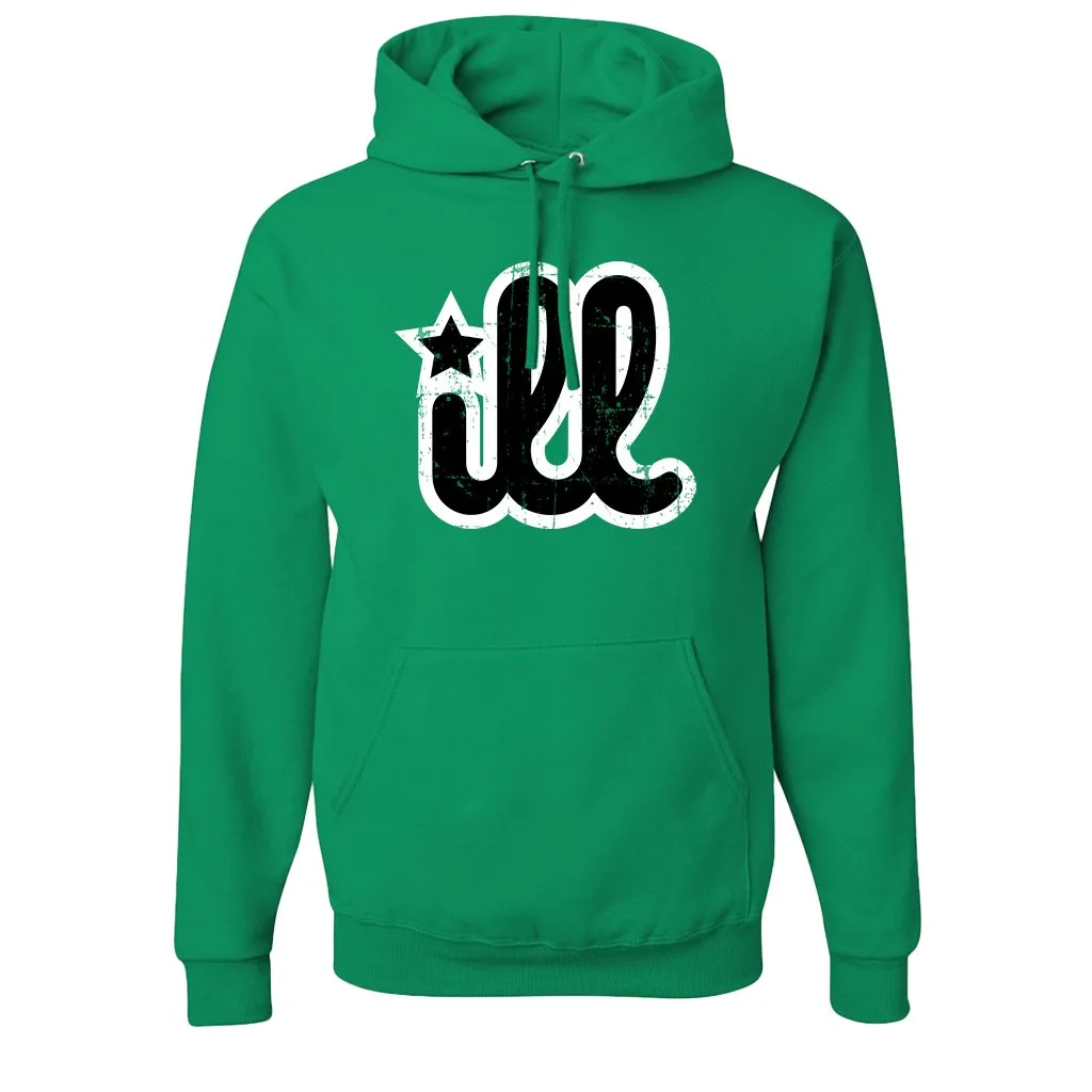 ILL Logo Pullover Hoodie | ILL Logo Kelly Green Pull Over Hoodie