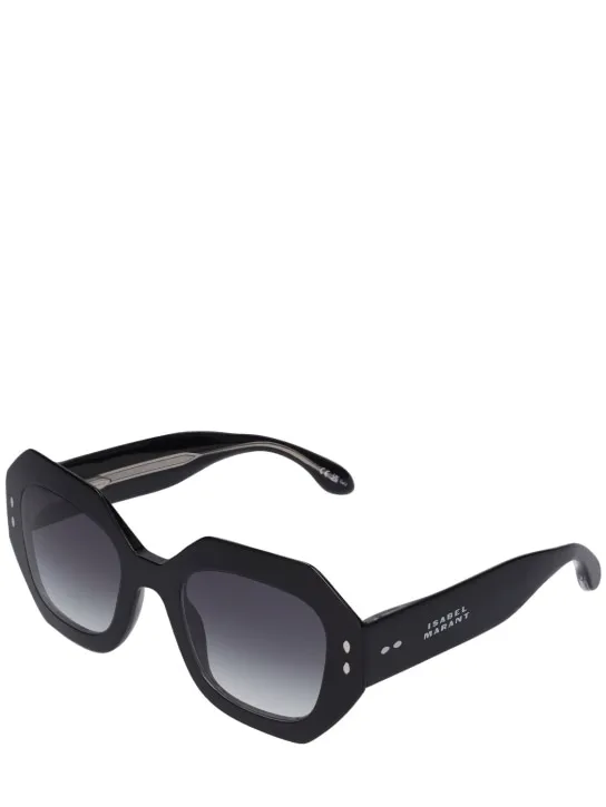 Isabel Marant   Maxi temple round acetate sunglasses 