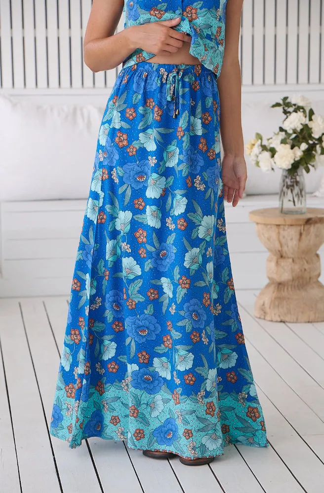 Jaase Love in Mist Print Otis Maxi Skirt