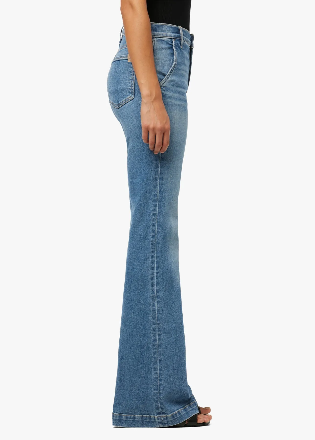 Joes Jeans The Molly High Rise Flare Trousers in Sultry