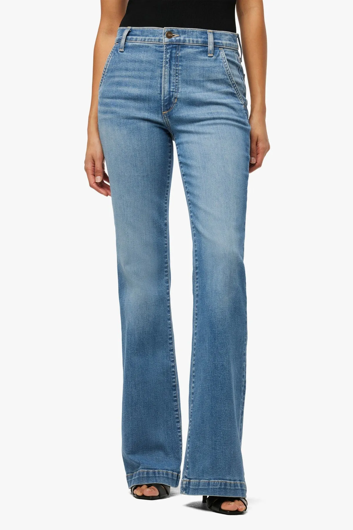 Joes Jeans The Molly High Rise Flare Trousers in Sultry