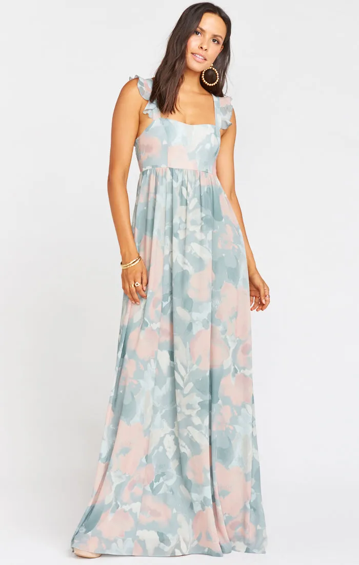 June Maxi Dress ~ Sage I Do Floral