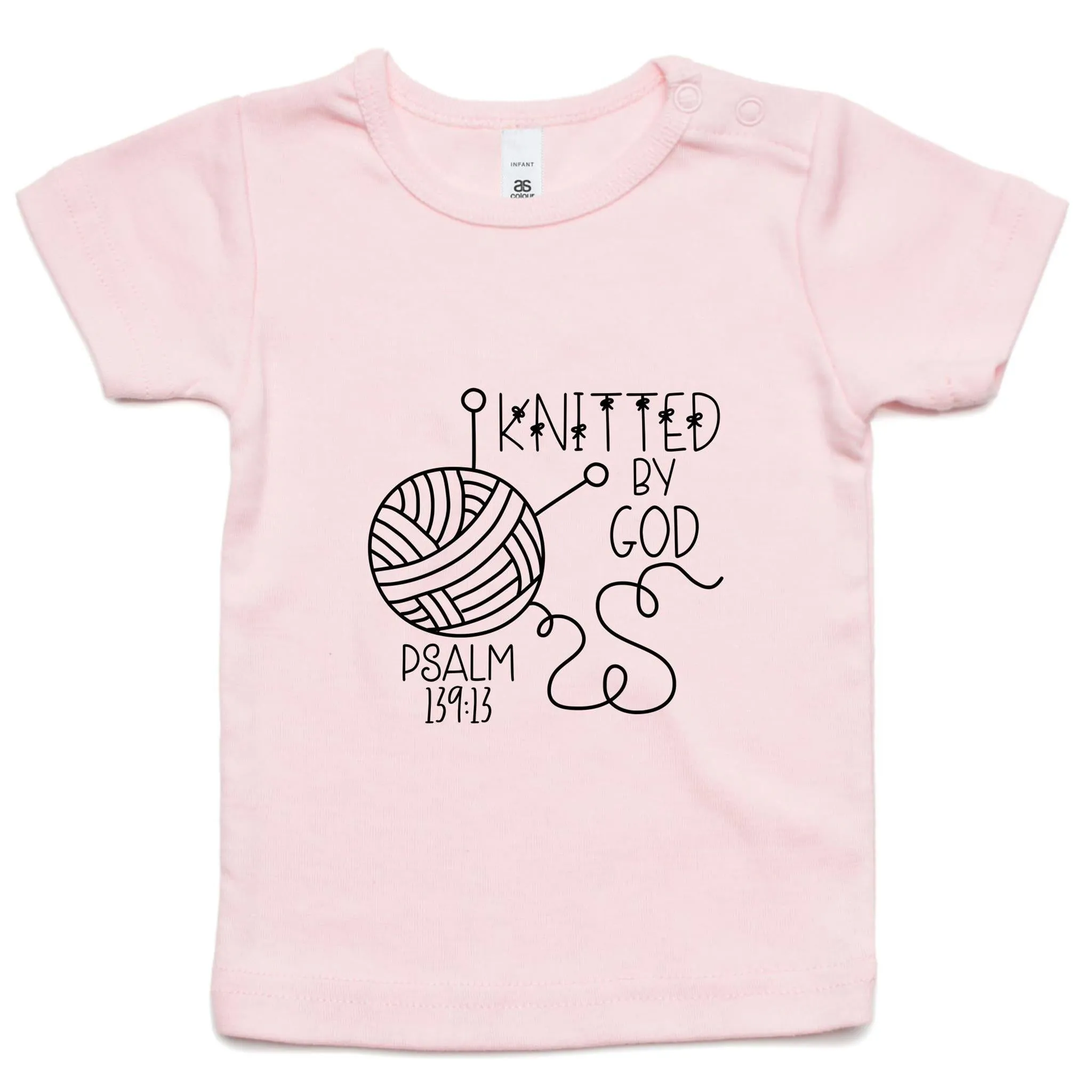 Knitted by God Infant Toddler T-Shirt