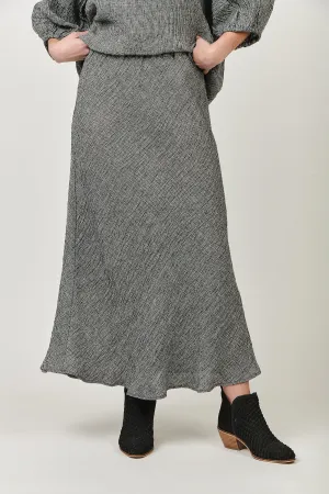 Linen A-line Maxi Skirt