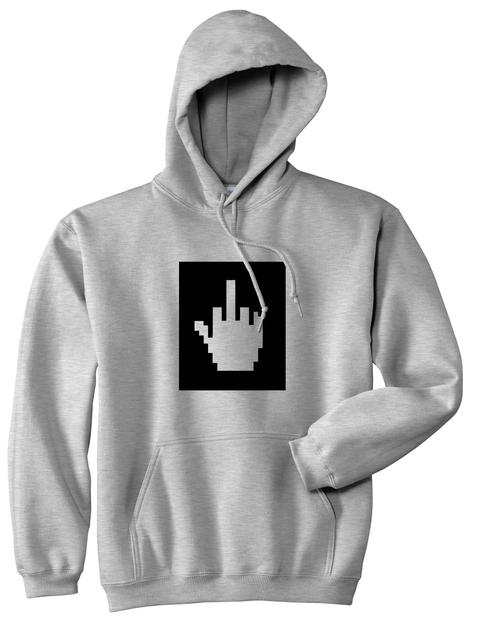 Middle Finger Meme Pullover Hoodie Hoody