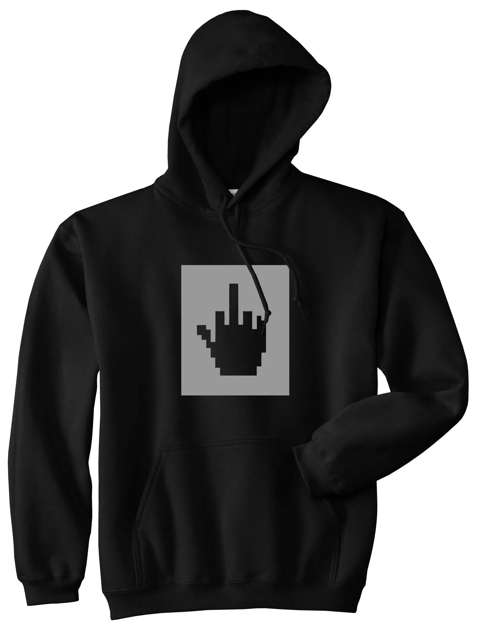 Middle Finger Meme Pullover Hoodie Hoody