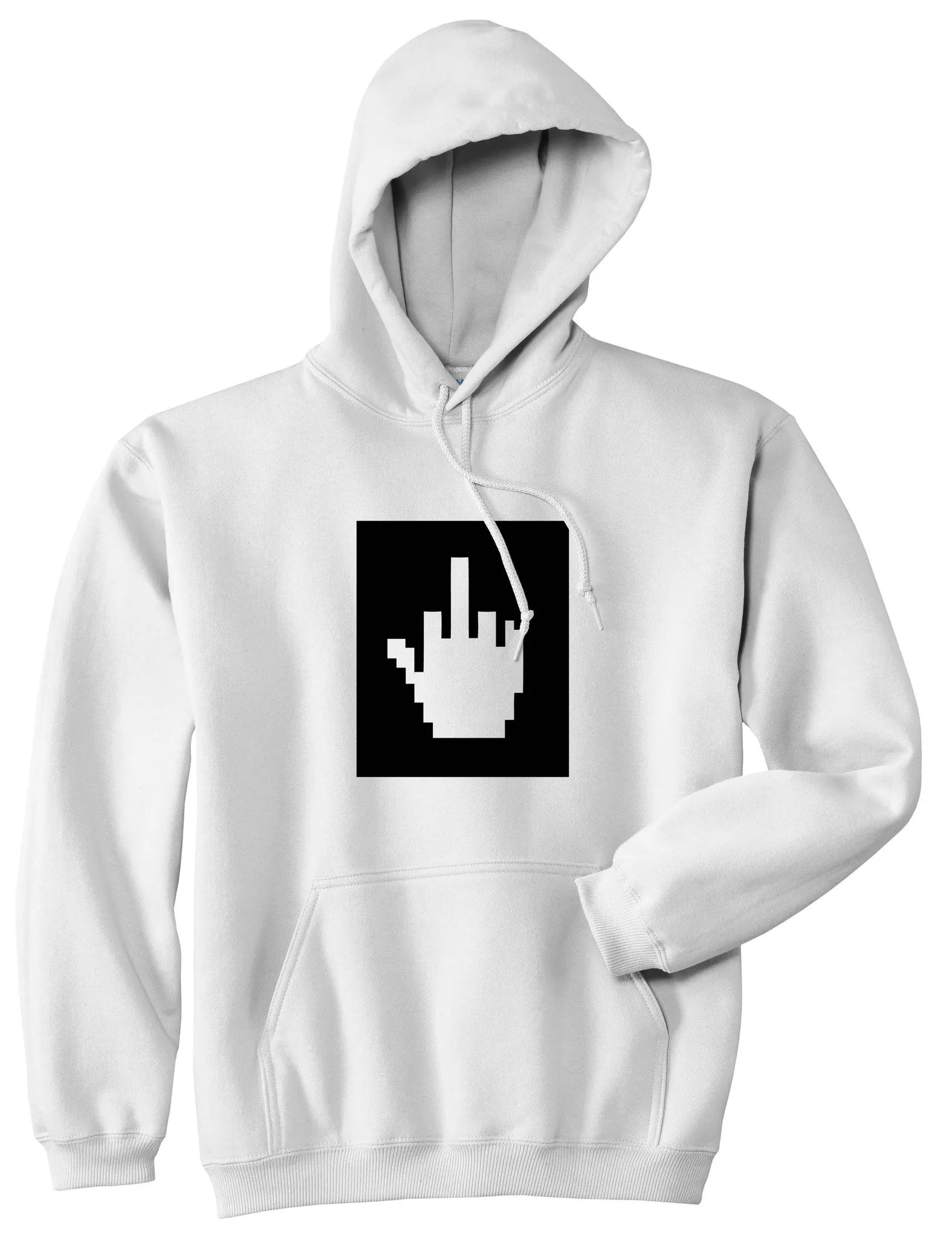 Middle Finger Meme Pullover Hoodie Hoody