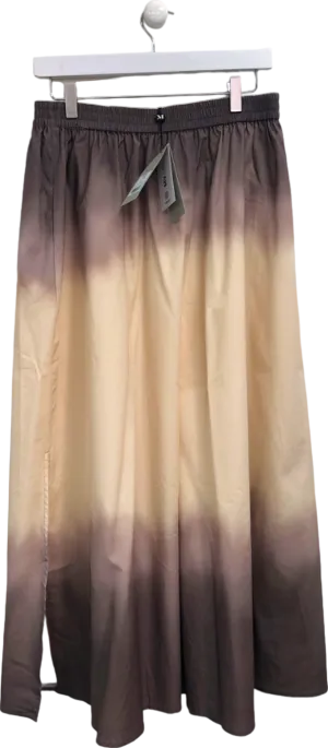 Mint Velvet Brown Ombre Maxi Skirt UK M