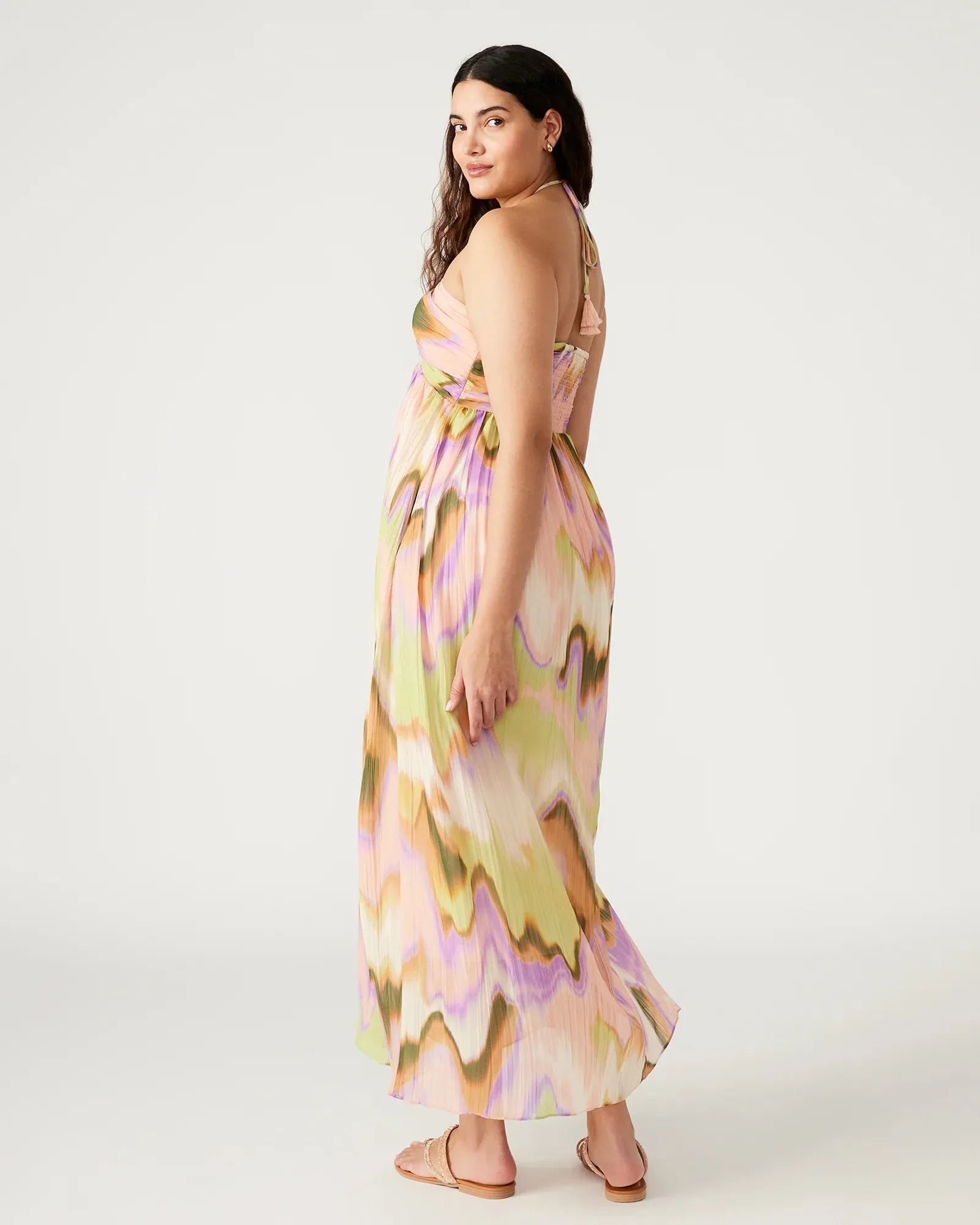 Nolita Maxi Dress Pink Multi