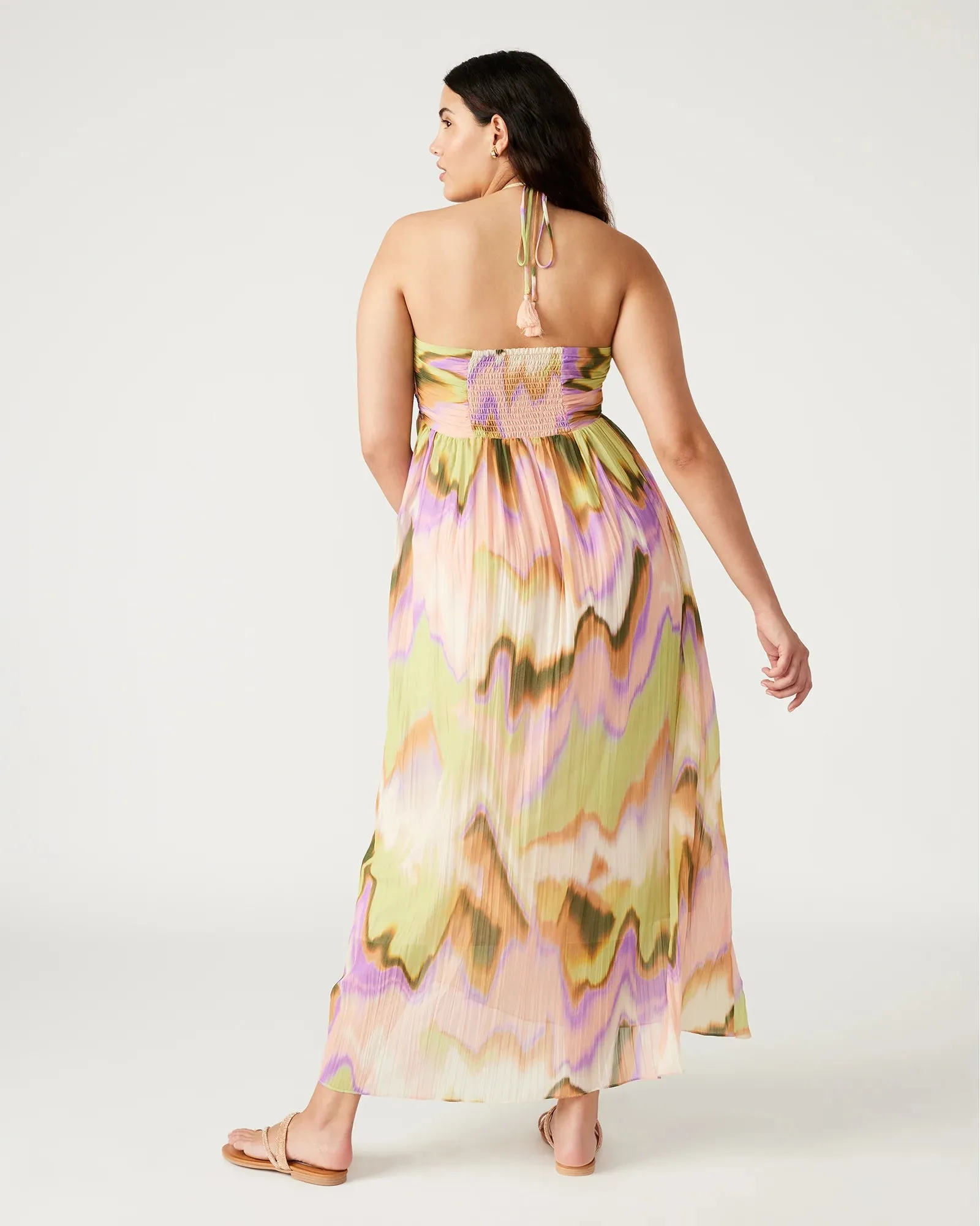 Nolita Maxi Dress Pink Multi