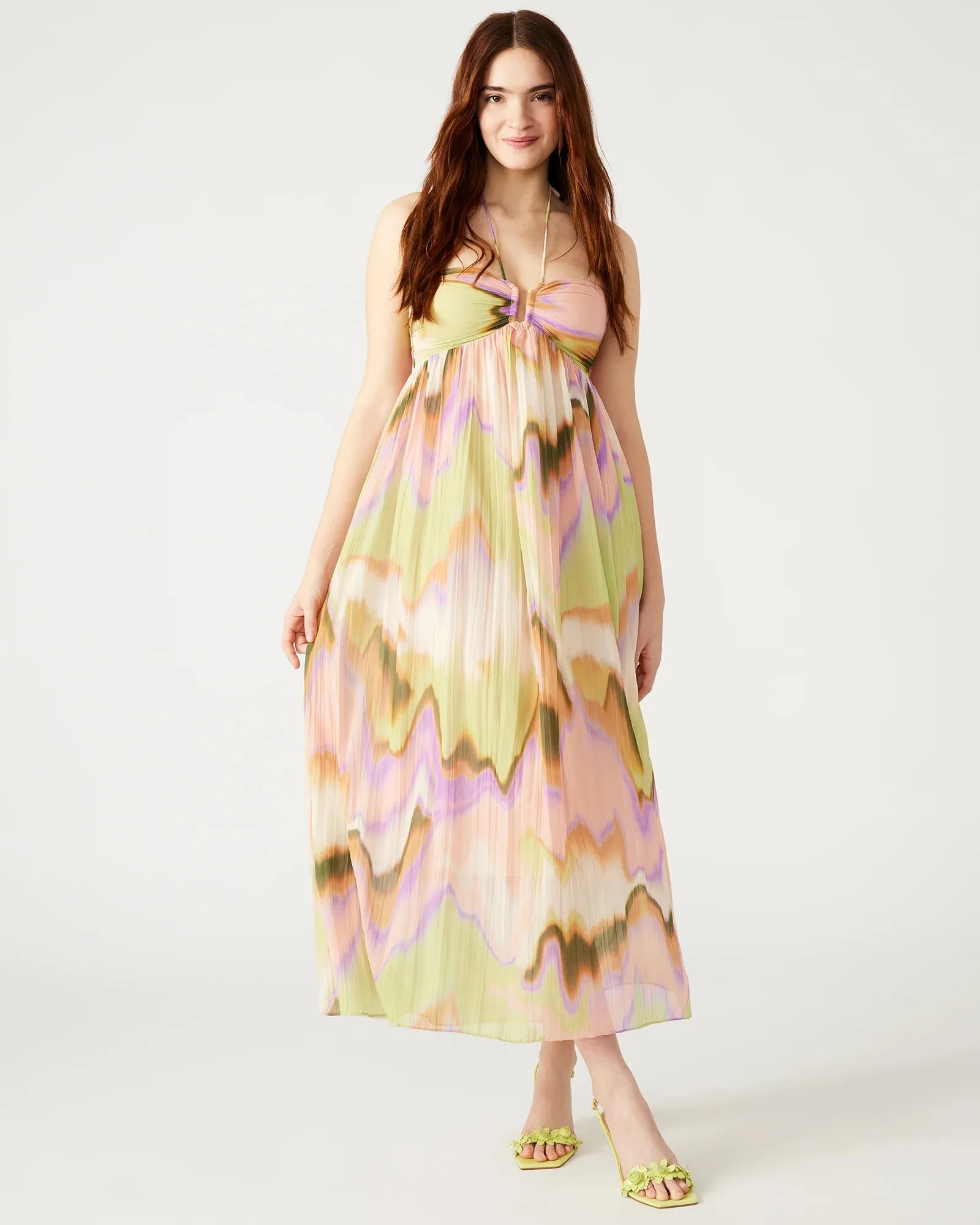 Nolita Maxi Dress Pink Multi