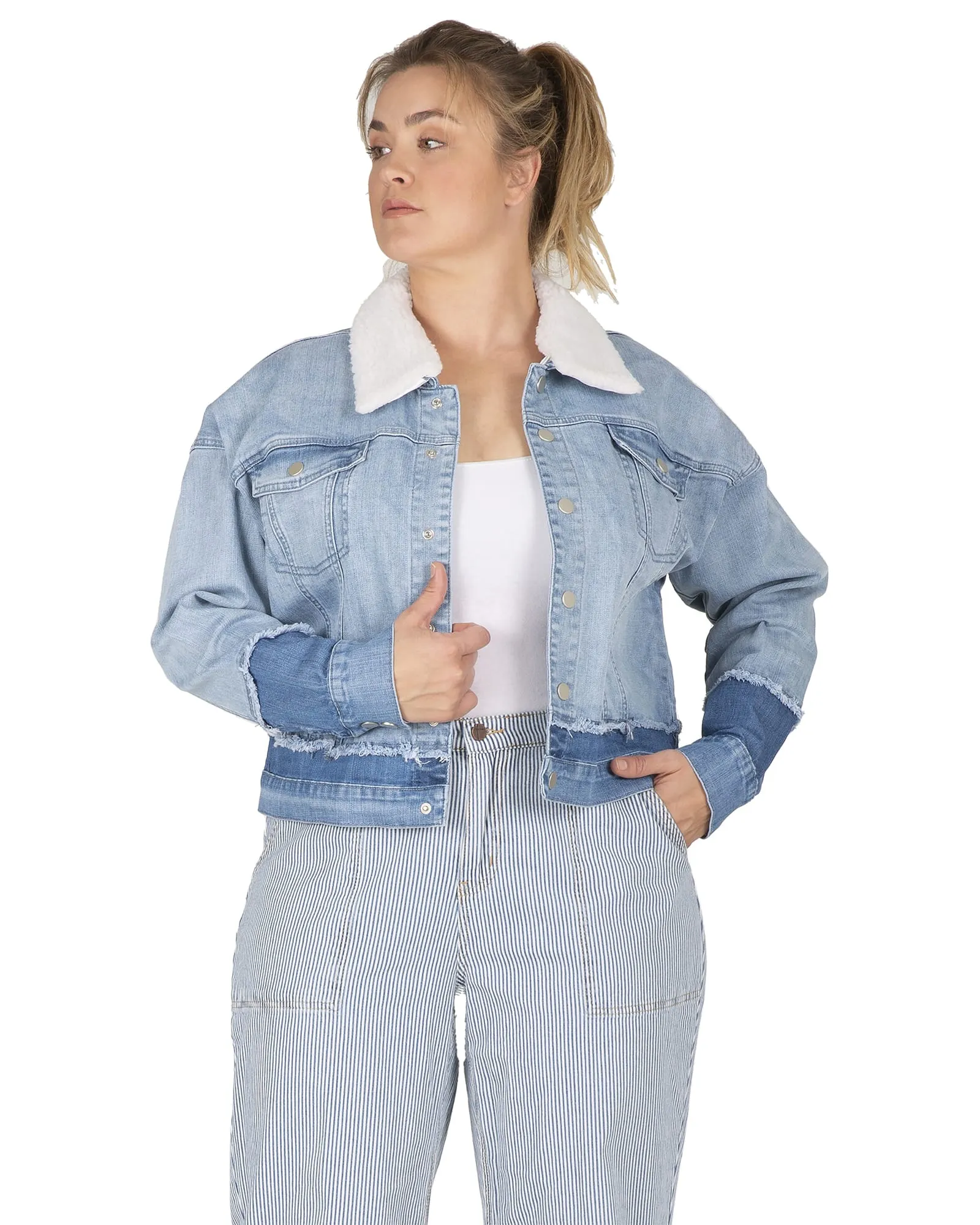 Nora Denim Trucker Jacket | 3176LTDARK