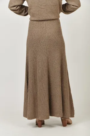 Olive et Julie - Cashmere Blend Skirt Khaki