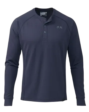 PRO Merino 200 Henley | Steel Blue