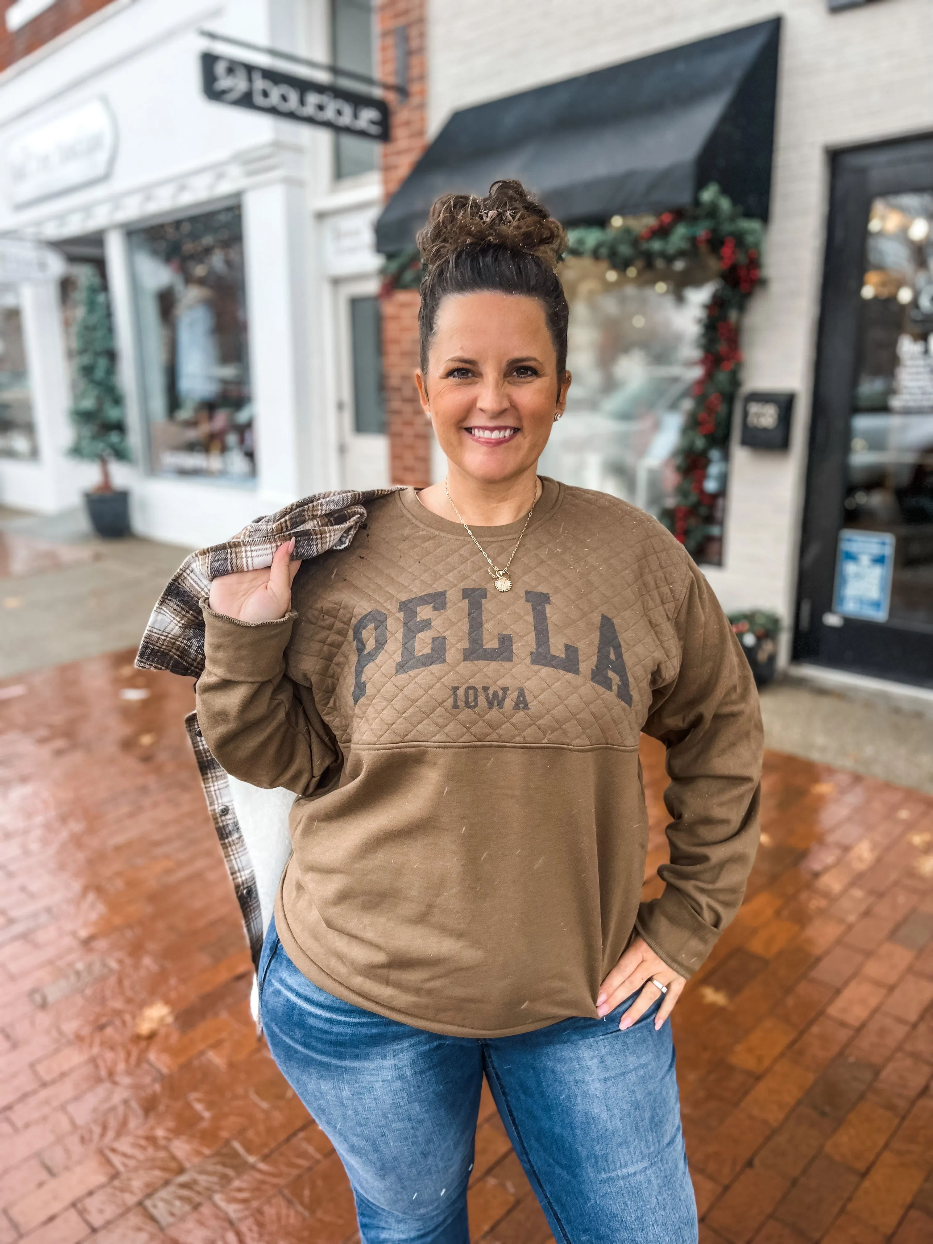 Quilted Pella Pullover