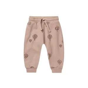 Rylee   Cru Jogger Sweatpant - Rose Hot Air Balloons