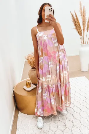 Shayla Maxi Dress Pink