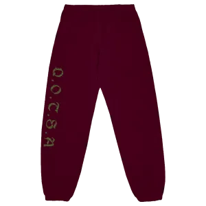 Shield Sweatpants (Maroon)