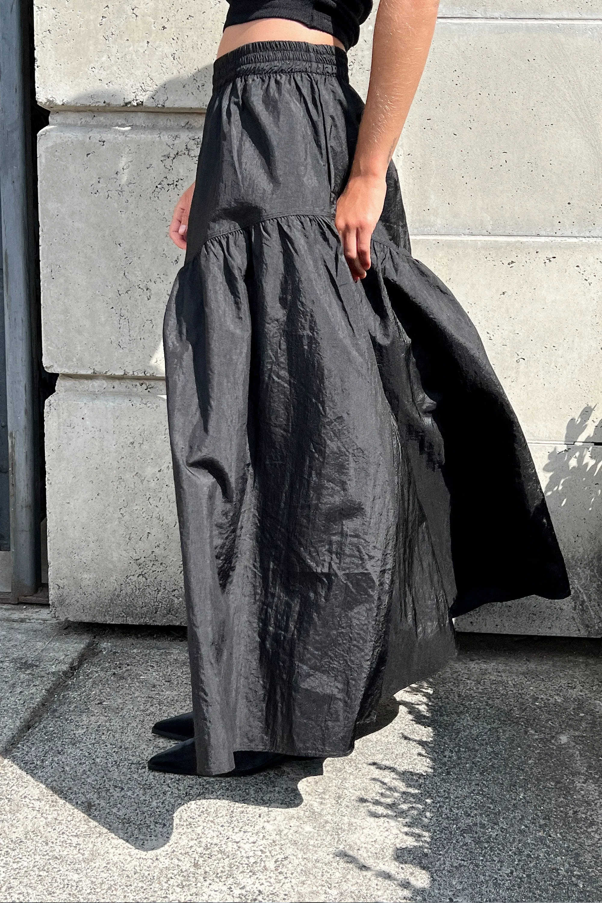 SINGLE TIER MAXI SKIRT