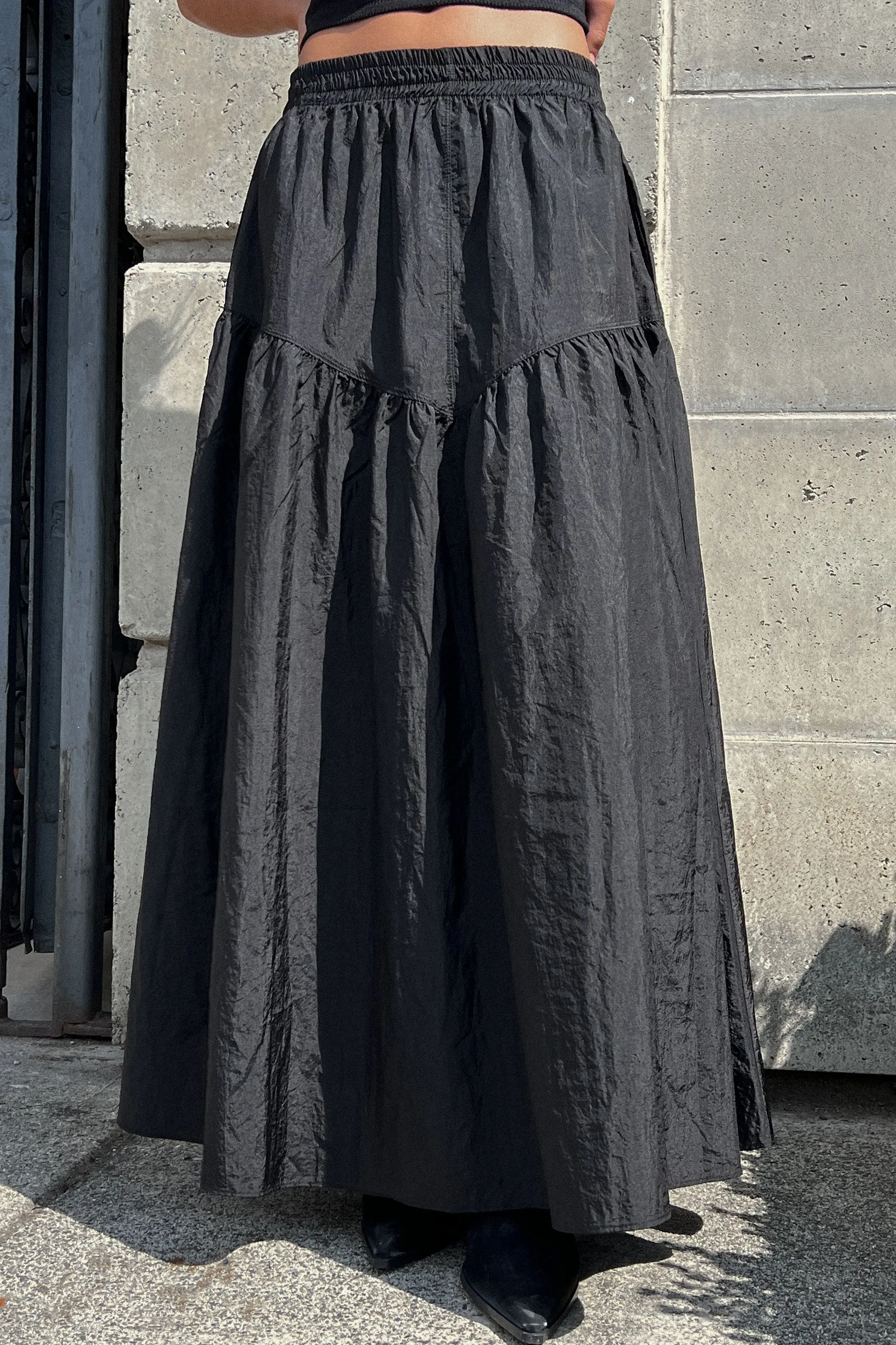 SINGLE TIER MAXI SKIRT