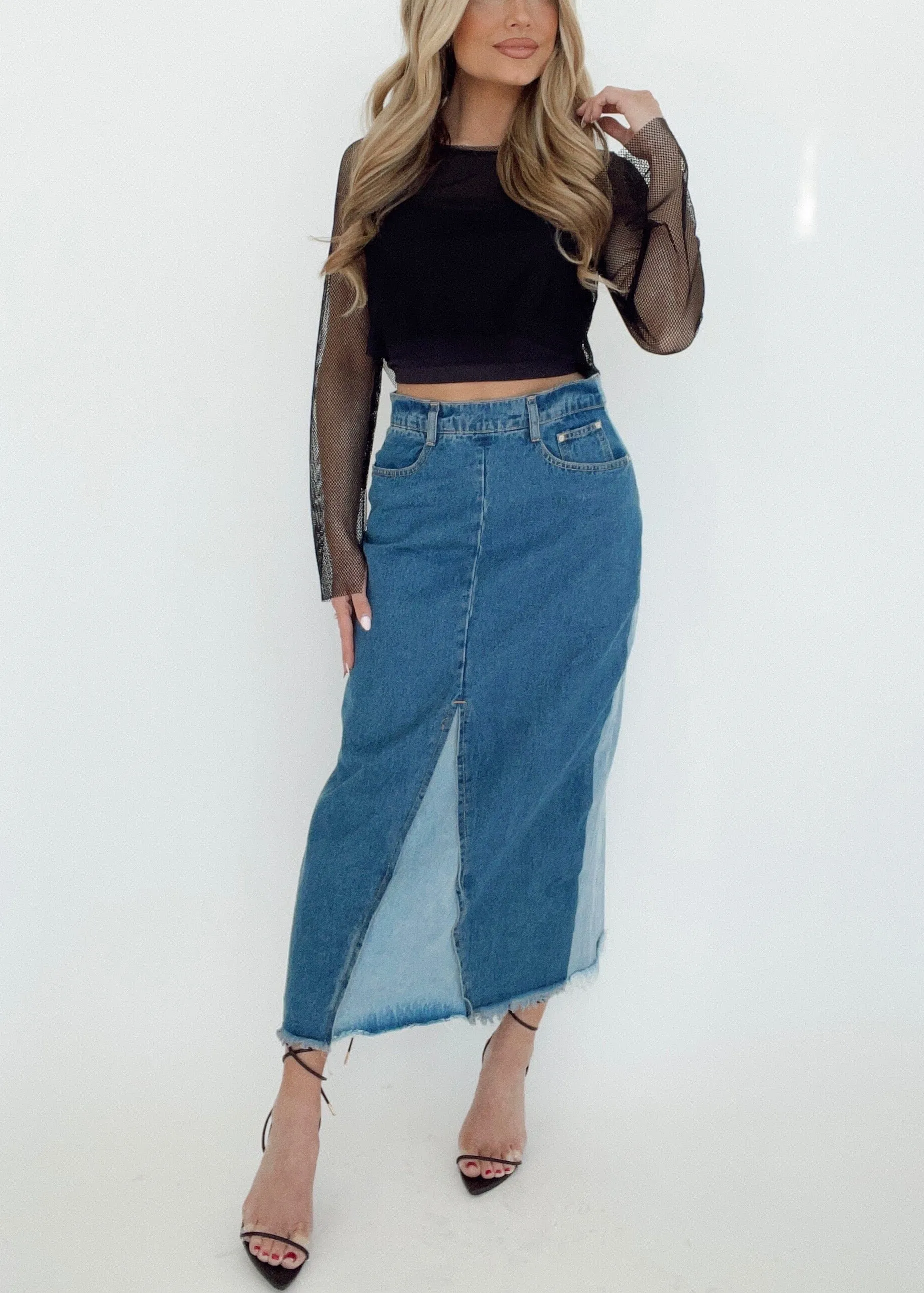 Spears Denim Skirt